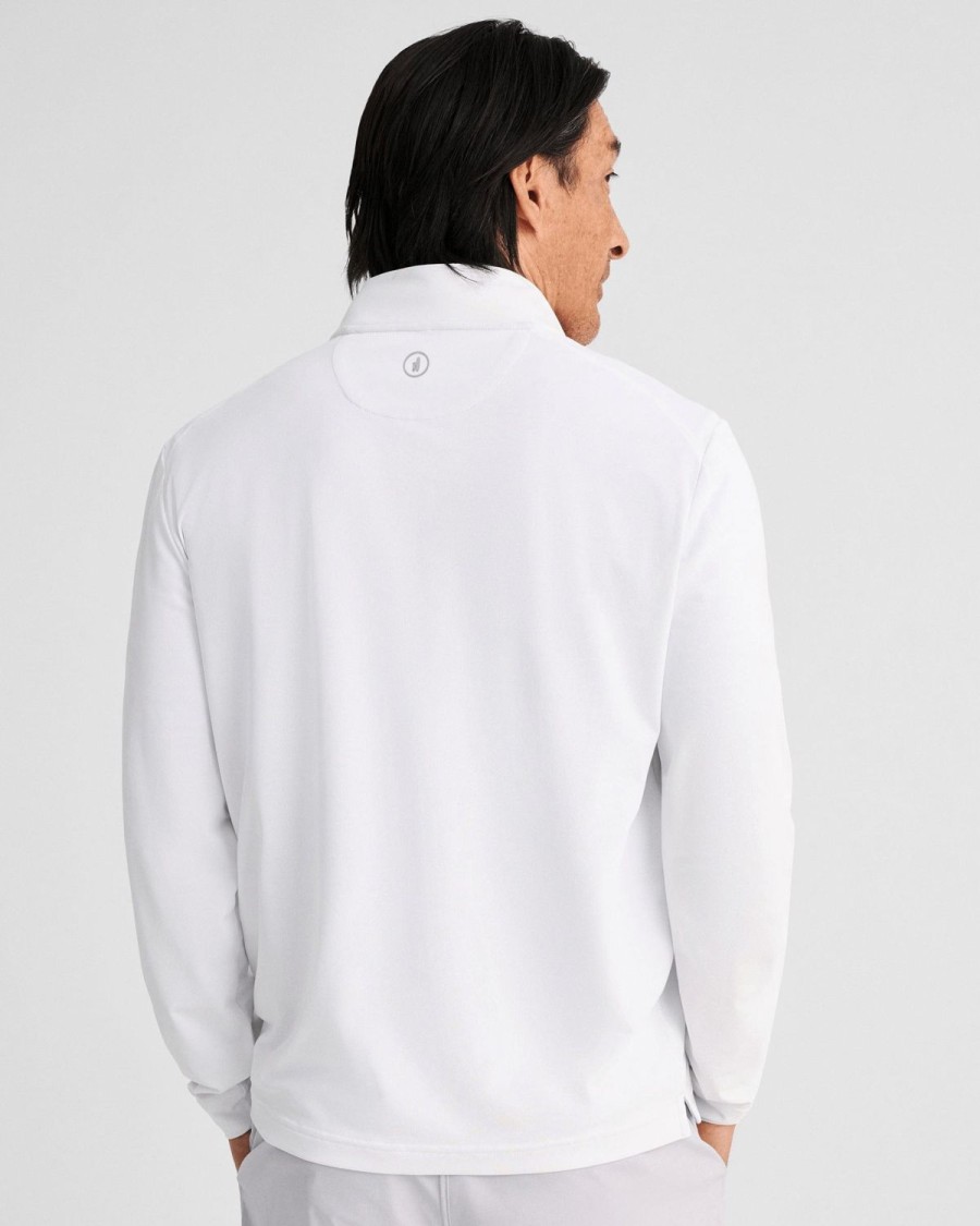 Men johnnie-O Quarter-Zips | Slick Performance 1/4 Zip Pullover White