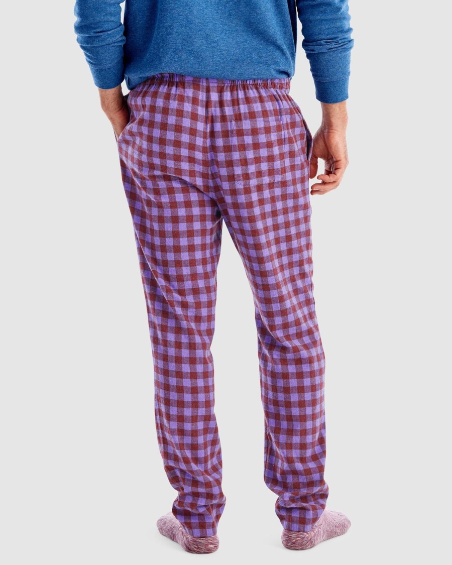 Men johnnie-O Boxers & Pajamas | Hawkins Pajama Pant Cranberry