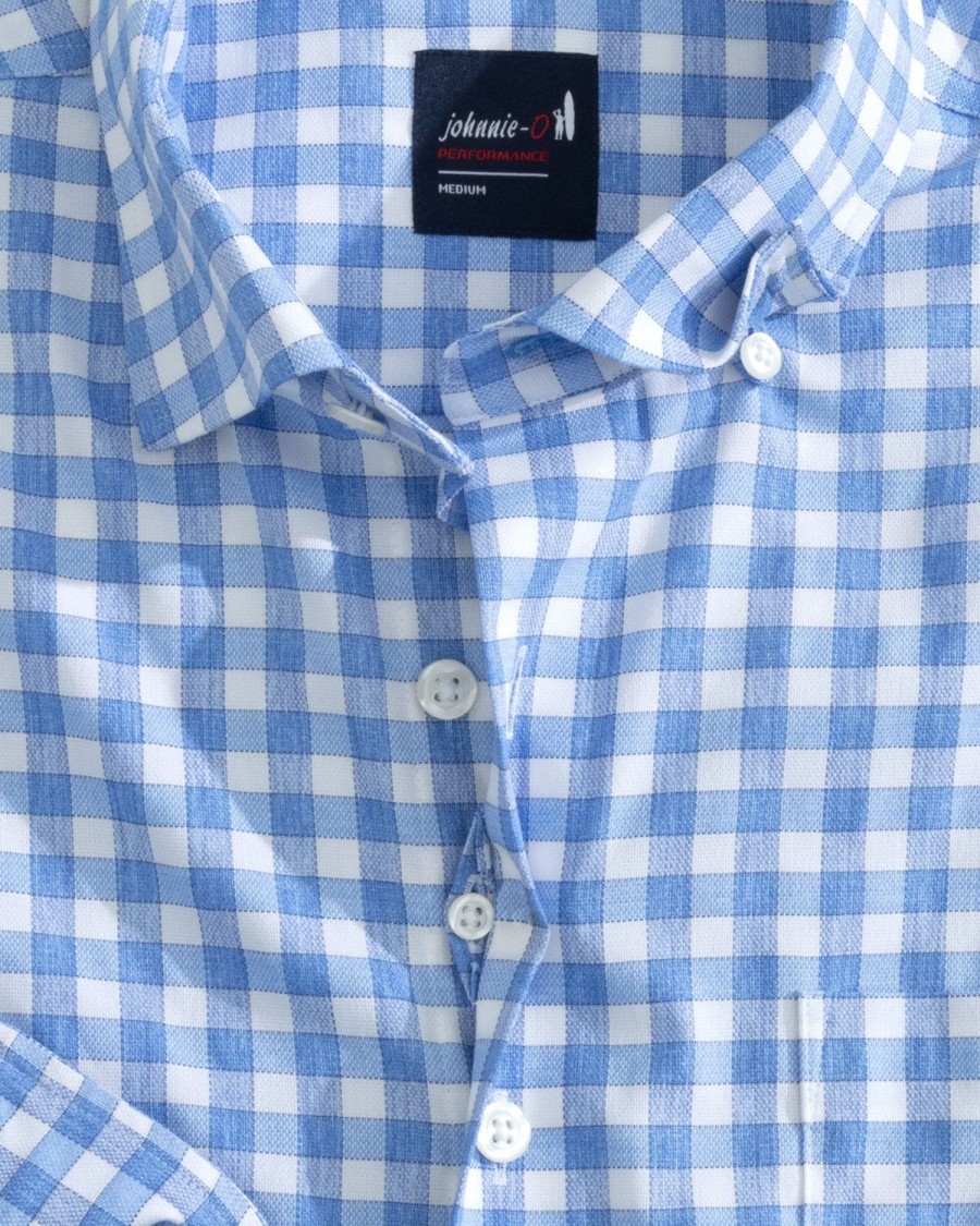 Men johnnie-O Button Up Shirts | Ashworth Performance Button Up Shirt Tahitian