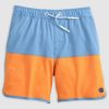 Kids johnnie-O Swim | Half Elastic Jr. Surf Shorts - Scalloped Hem Tully Maliblu