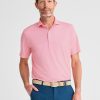 Men johnnie-O Polos | Zazu Printed Jersey Performance Polo Azalea