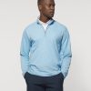 Men johnnie-O Quarter-Zips | Jameson Striped Performance 1/4 Zip Pullover Maliblu