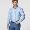 Men johnnie-O Button Up Shirts | Kiffin Performance Button Up Shirt Maliblu