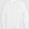 Kids johnnie-O T-Shirts | Brennan Jr. Long Sleeve T-Shirt White