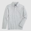 Kids johnnie-O Polos | Brannen Jr. Striped Long Sleeve Polo Seal