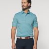 Men johnnie-O Polos | Arnold Striped Jersey Performance Polo Baja