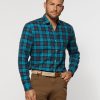 Men johnnie-O Button Up Shirts | Columbus Featherweight Button Up Shirt Amalfi