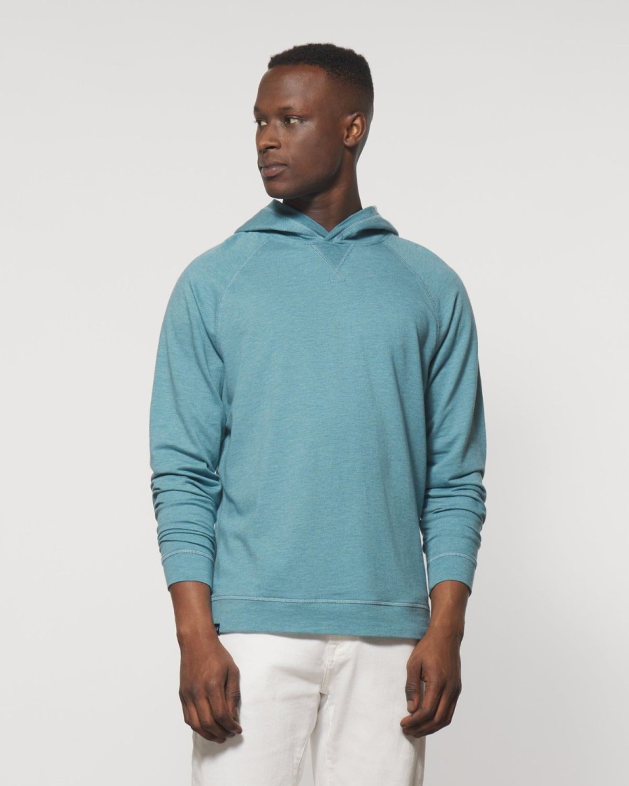 Men johnnie-O Sweatshirts & Hoodies | Cash Cashmere Blend Hoodie Cay