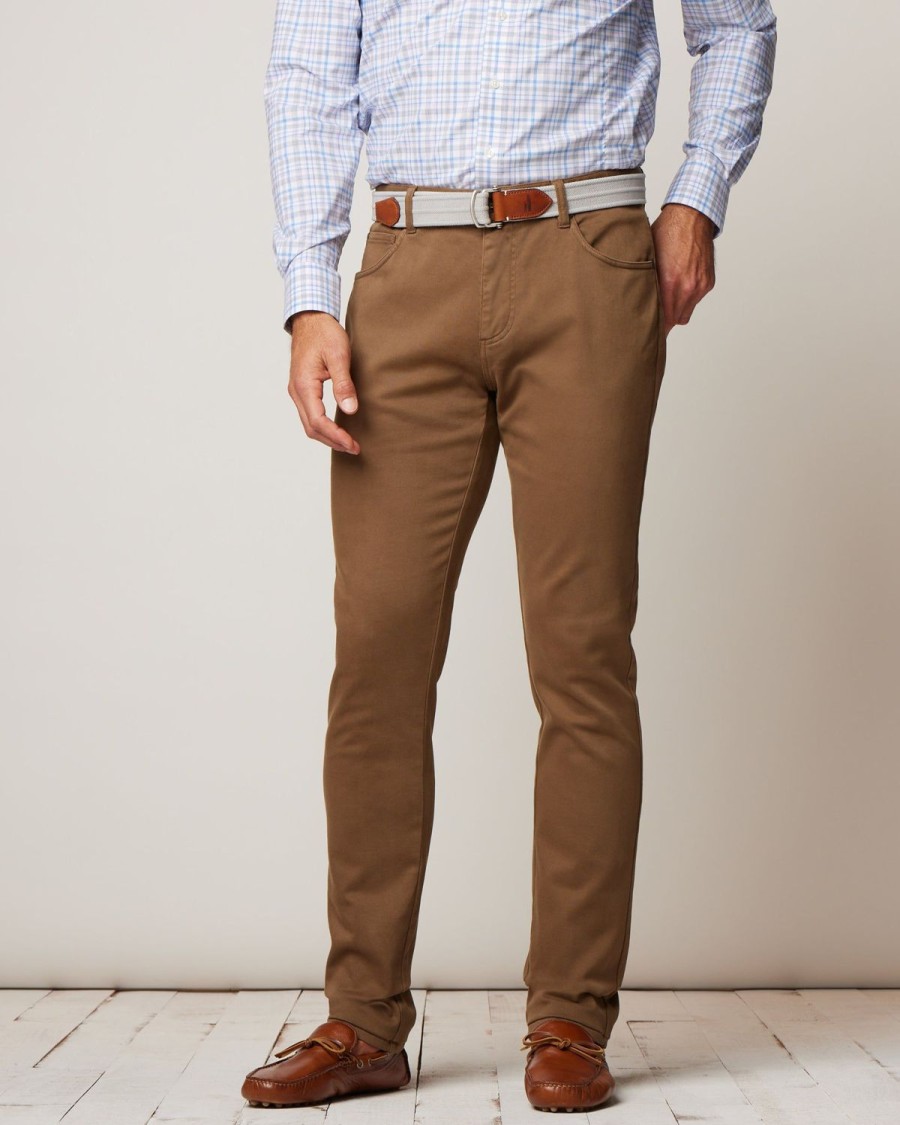 Men johnnie-O Pants | Terry 5-Pocket Pant Khaki