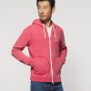 Men johnnie-O Sweatshirts & Hoodies | Sampson Full Zip Hoodie Malibu Red