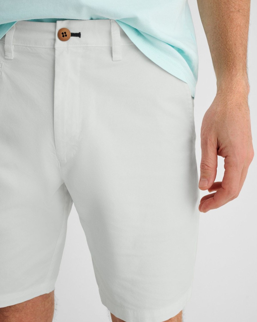 Men johnnie-O Shorts | Santiago Cotton Stretch Shorts Chrome