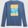 Kids johnnie-O T-Shirts | Vintage Wave Jr. Long Sleeve Graphic T-Shirt Wake