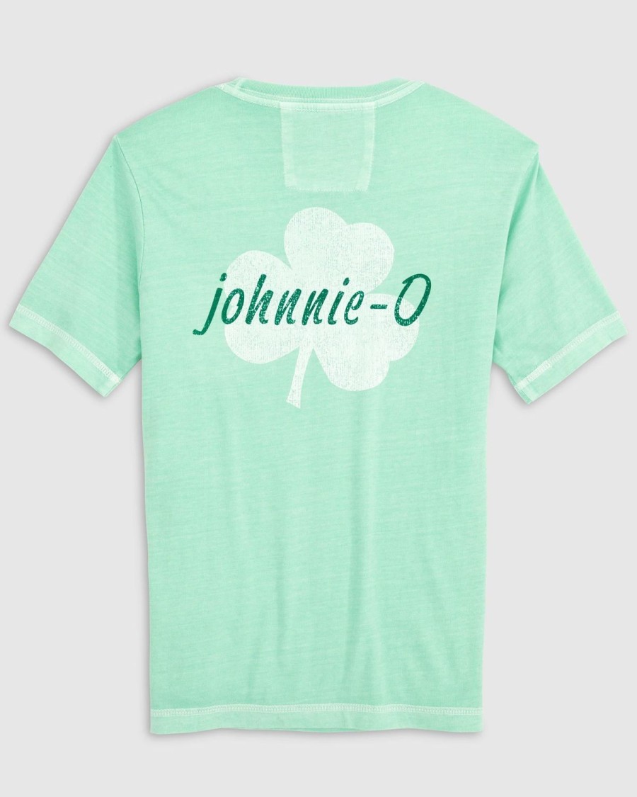 Kids johnnie-O T-Shirts | Shamrock Jr. T-Shirt Spearmint