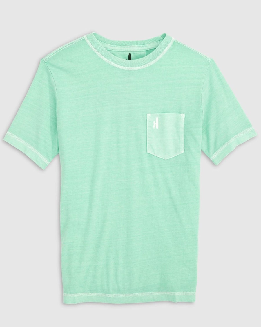 Kids johnnie-O T-Shirts | Shamrock Jr. T-Shirt Spearmint