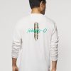 Men johnnie-O T-Shirts | Aloha Board Long Sleeve Graphic T-Shirt White