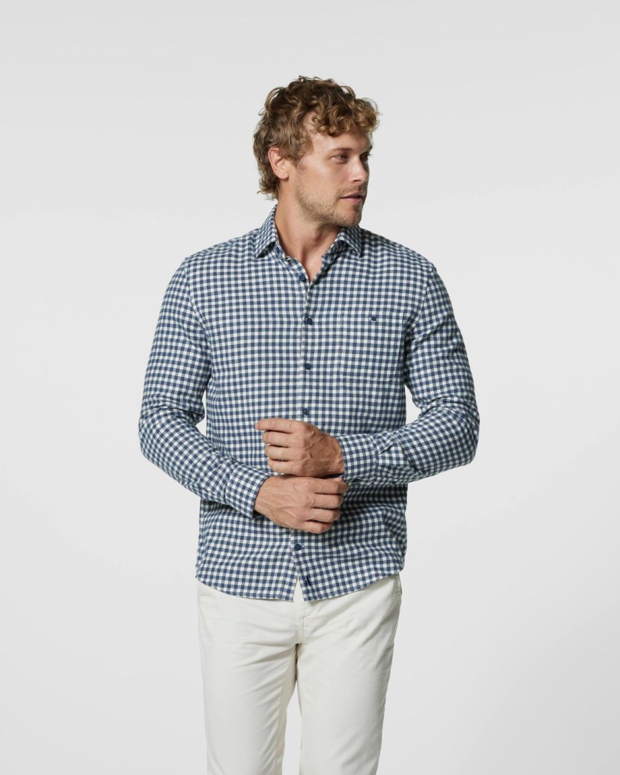 Men johnnie-O Button Up Shirts | Hyat Hangin' Out Button Up Shirt Lake