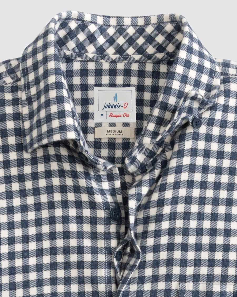 Men johnnie-O Button Up Shirts | Hyat Hangin' Out Button Up Shirt Lake