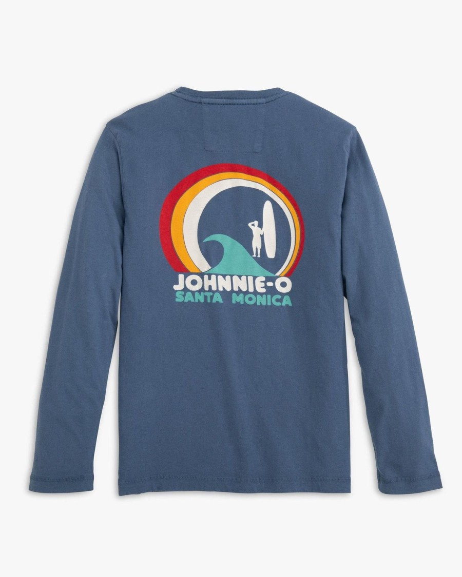 Kids johnnie-O T-Shirts | 1979 Jr. Long Sleeve Graphic T-Shirt Wake