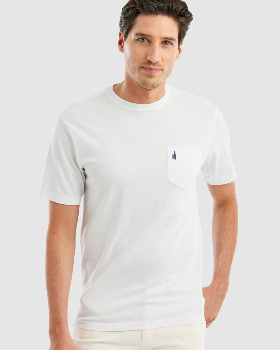 Men johnnie-O T-Shirts | Dune Graphic T-Shirt White