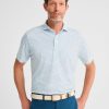 Men johnnie-O Polos | Bruns Printed Top Shelf Performance Polo Maliblu