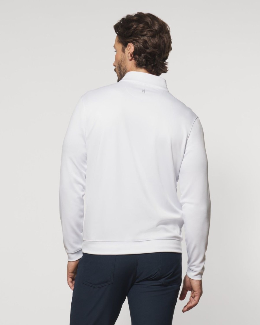 Men johnnie-O Quarter-Zips | Diaz Performance 1/4 Zip Pullover White