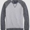 Kids johnnie-O Pullovers & Outerwear | Dan Jr. Colorblock Crewneck Sweatshirt Light Gray