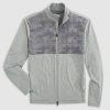 Men johnnie-O Jackets | Godwin Mixed Media Performance Jacket Charcoal