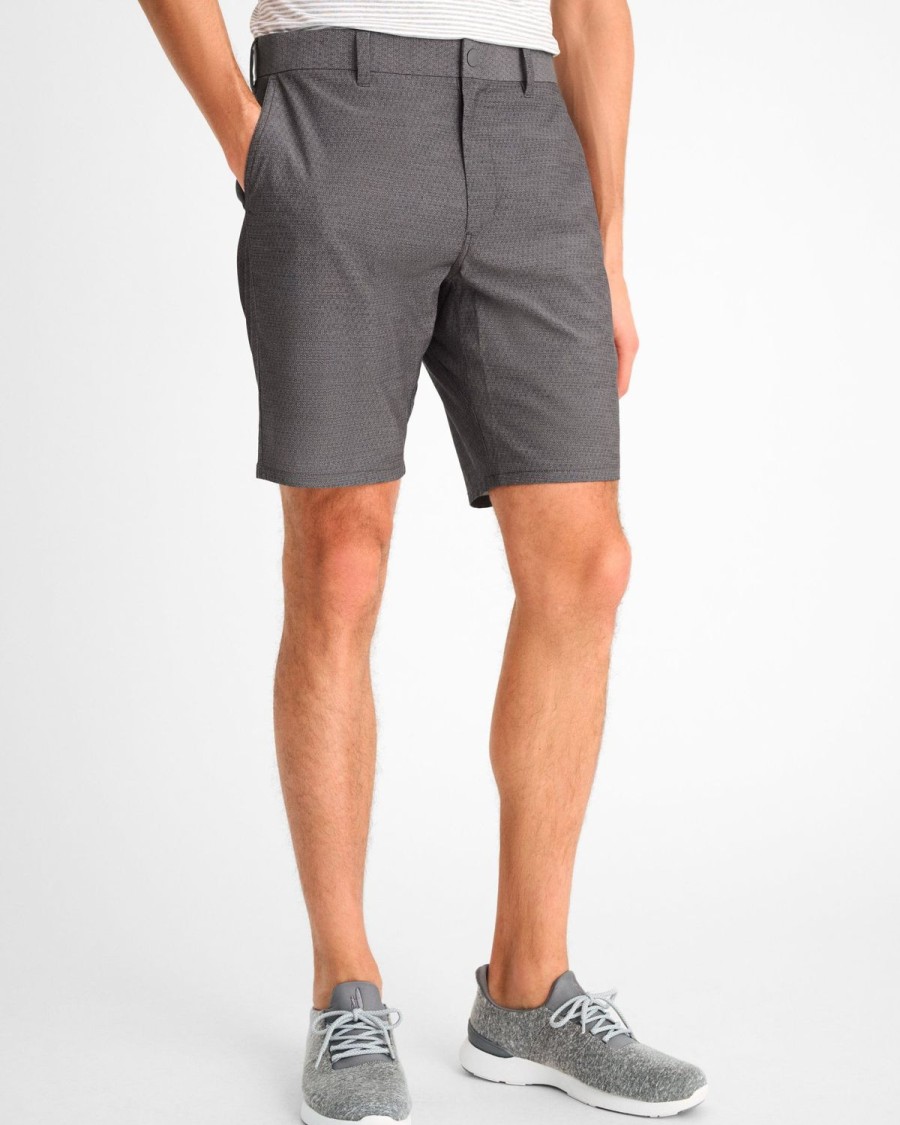 Men johnnie-O Shorts | Swifts Performance Woven Shorts Black