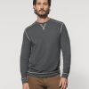 Men johnnie-O Sweatshirts & Hoodies | Archer Crewneck Sweatshirt Charcoal