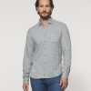 Men johnnie-O Button Up Shirts | Metz Hangin' Out Button Up Shirt Laguna Blue