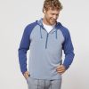 Men johnnie-O Sweatshirts & Hoodies | Dyer Microfleece Performance 1/4 Zip Hoodie Lake