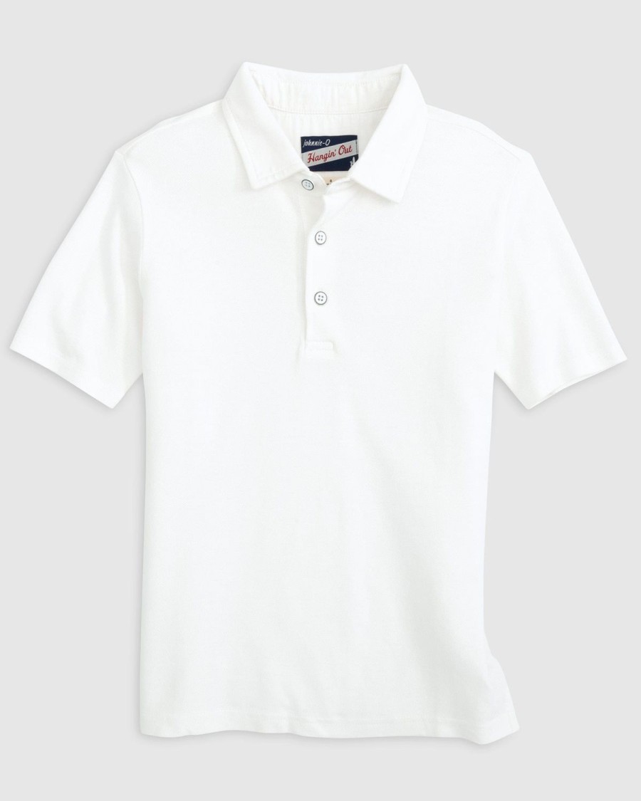 Kids johnnie-O Polos | Shoreline Jr. Pique Polo White