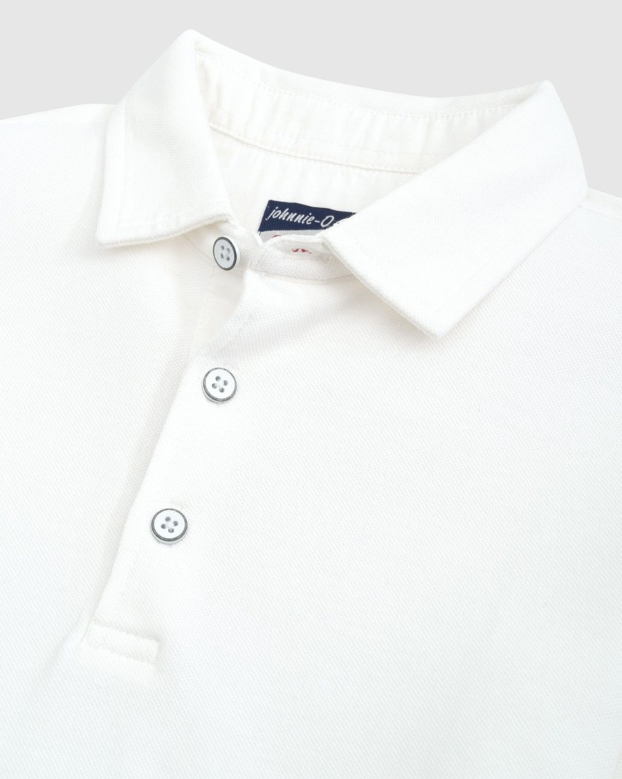 Kids johnnie-O Polos | Shoreline Jr. Pique Polo White