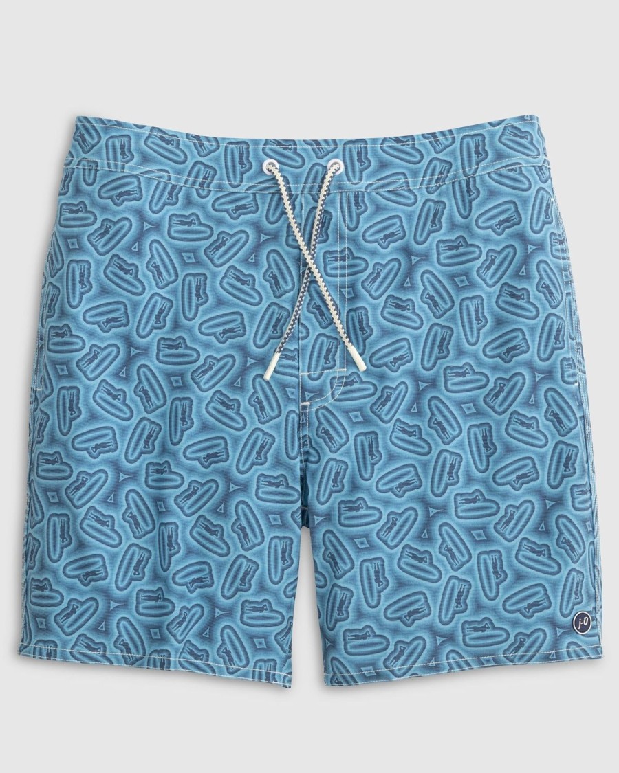 Men johnnie-O Swim | Half Elastic 7" Surf Shorts Devin