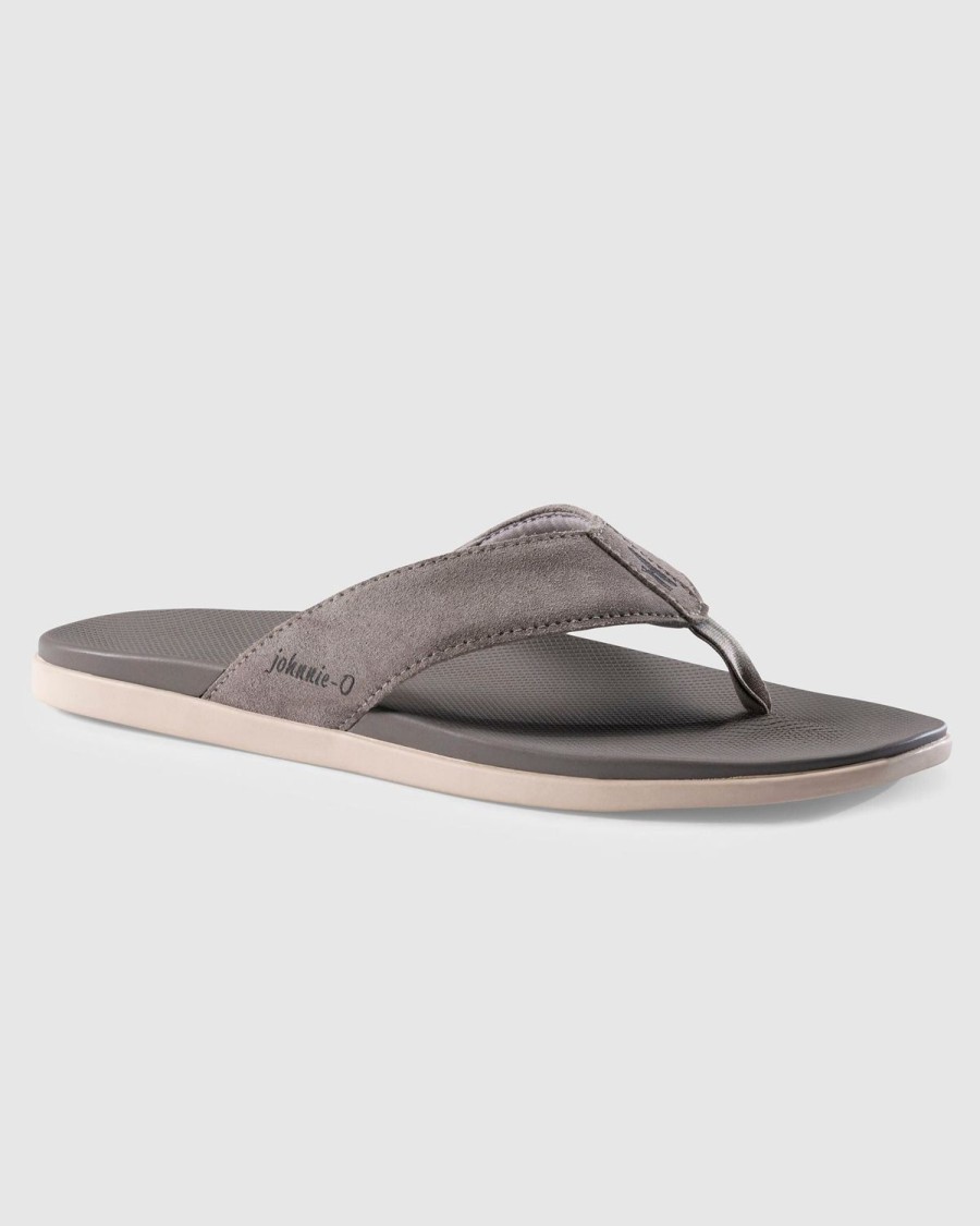 Men johnnie-O | Dockside Sandal Gray