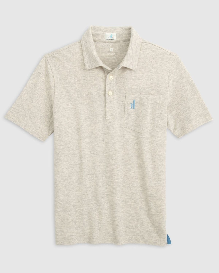 Kids johnnie-O Polos | The Og Pique Jr. Polo Heather Gray