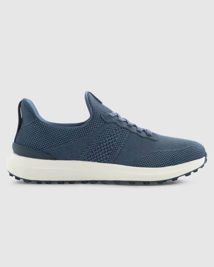 Men johnnie-O | Knit Range Runner 2.0 Denim Blue