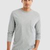 Men johnnie-O T-Shirts | Heathered Brennan Long Sleeve T-Shirt Heather Gray