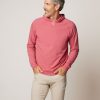 Men johnnie-O Sweatshirts & Hoodies | Amos French Terry Hoodie Sweatshirt Raspberry