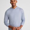 Men johnnie-O T-Shirts | Rucker Performance T-Shirt Hoodie Navy