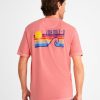 Men johnnie-O T-Shirts | Surf Shine Graphic T-Shirt Malibu Red