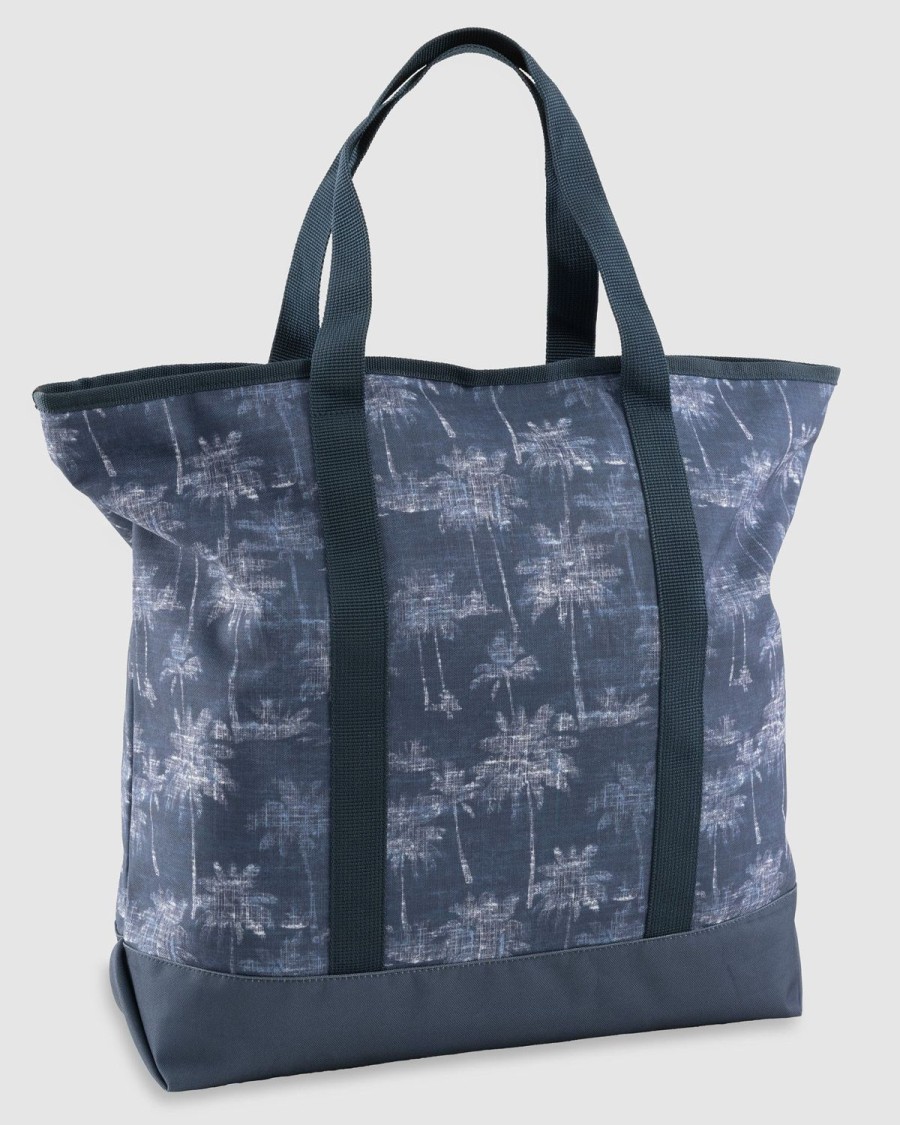 Men johnnie-O Other Gear | Palm Print Zip Tote Bag Indigo