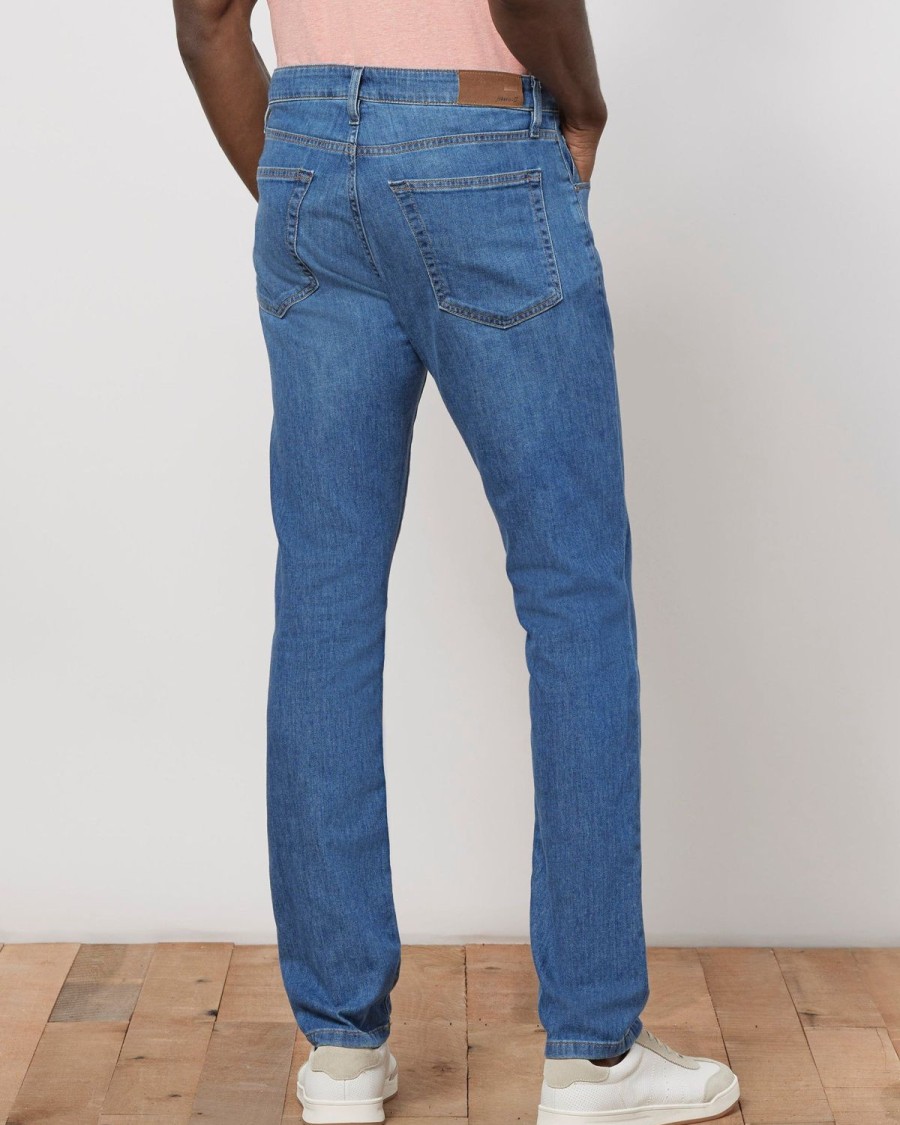 Men johnnie-O Pants | Uno Stretch 5-Pocket Denim Jean Morning