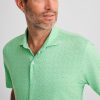 Men johnnie-O Polos | Orson Printed Featherweight Performance Polo Bentgrass