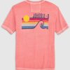 Kids johnnie-O T-Shirts | Surf Shine Jr. T-Shirt Malibu Red