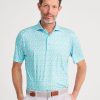 Men johnnie-O Polos | Spike Printed Featherweight Performance Polo Caicos