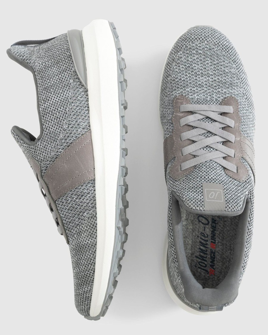 Men johnnie-O | Knit Range Runner Light Gray