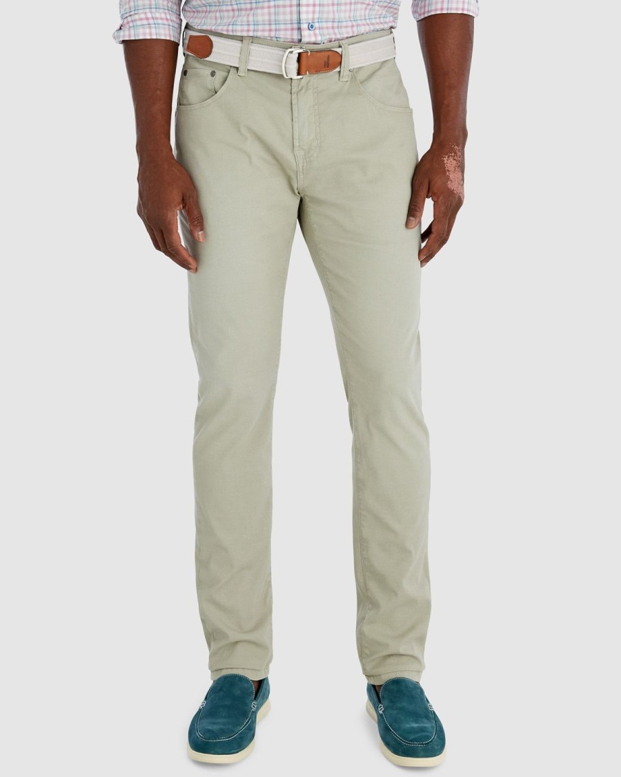 Men johnnie-O Pants | Atlas Lightweight Stretch 5-Pocket Jean Sage