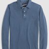 Kids johnnie-O Polos | Palmer Jr. Long Sleeve Pique Mesh Polo Wake