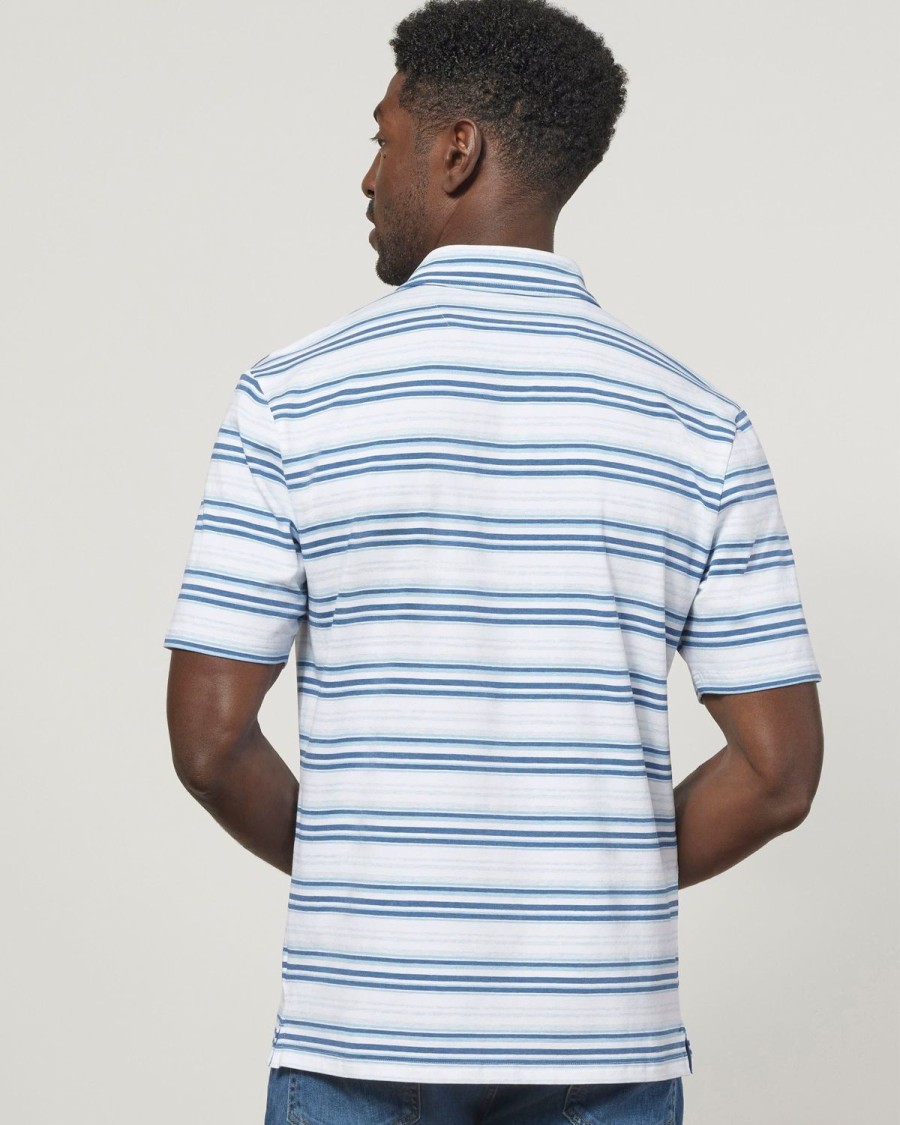 Men johnnie-O Polos | The Original Polo - Dabney Stripe Oceanside